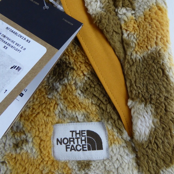 The North Face Camo Campshire 2.0 Vest Standard Fit Full Zip Sherpa Fleece NWT - Picture 6 of 9